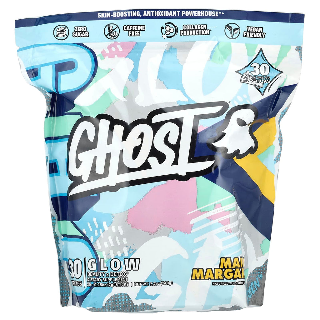 Ghost, Glow, Mango Margarita, 30 Sticks, 0.25 oz (7 g) Each