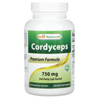 Best Naturals, Cordyceps, 750 mg, 120 Vegetarian Capsules