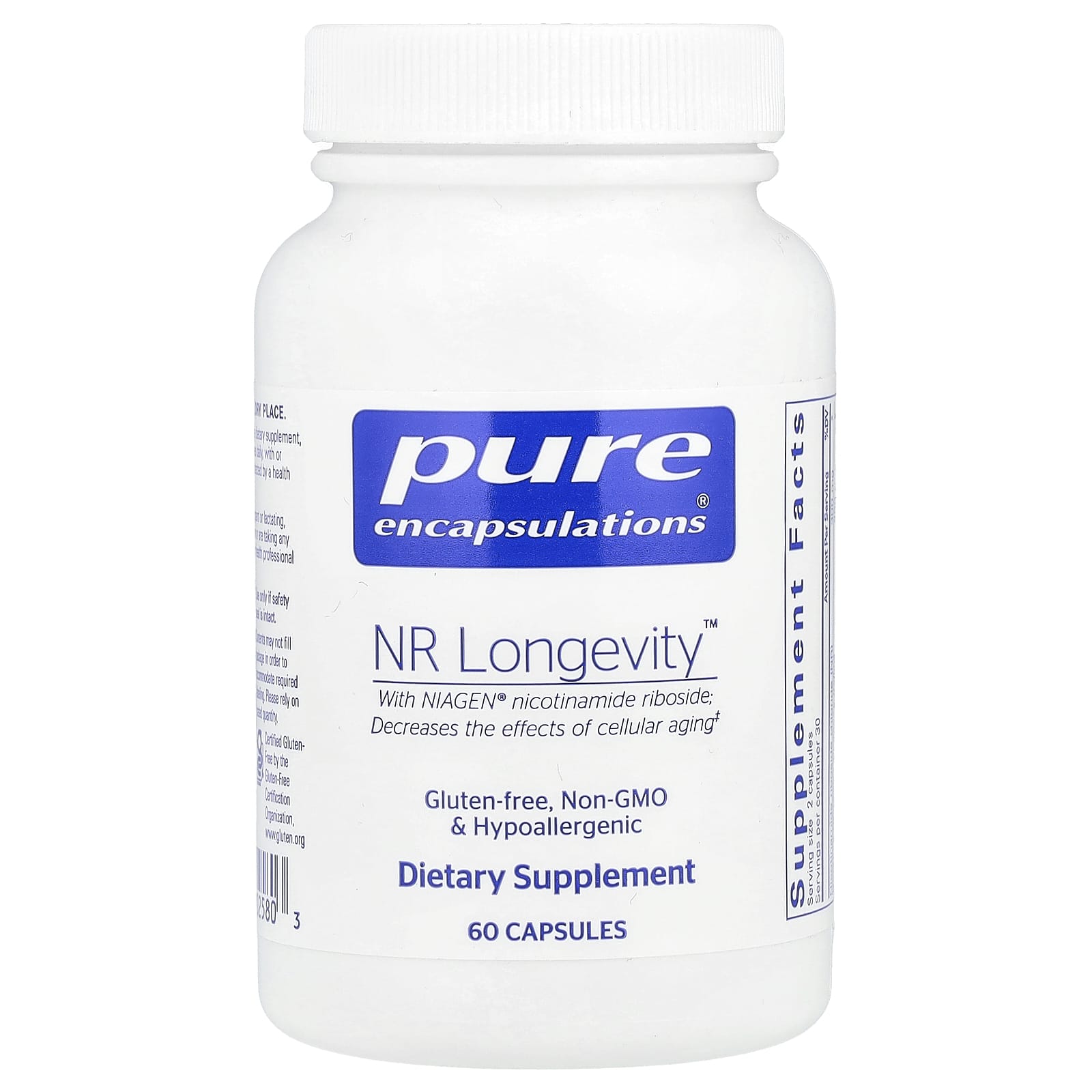Pure Encapsulations, NR Longevity™, 60 Capsules