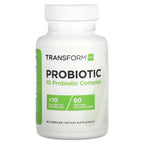 TransformHQ, Probiotic, >10 Billion CFU, 60 Capsules