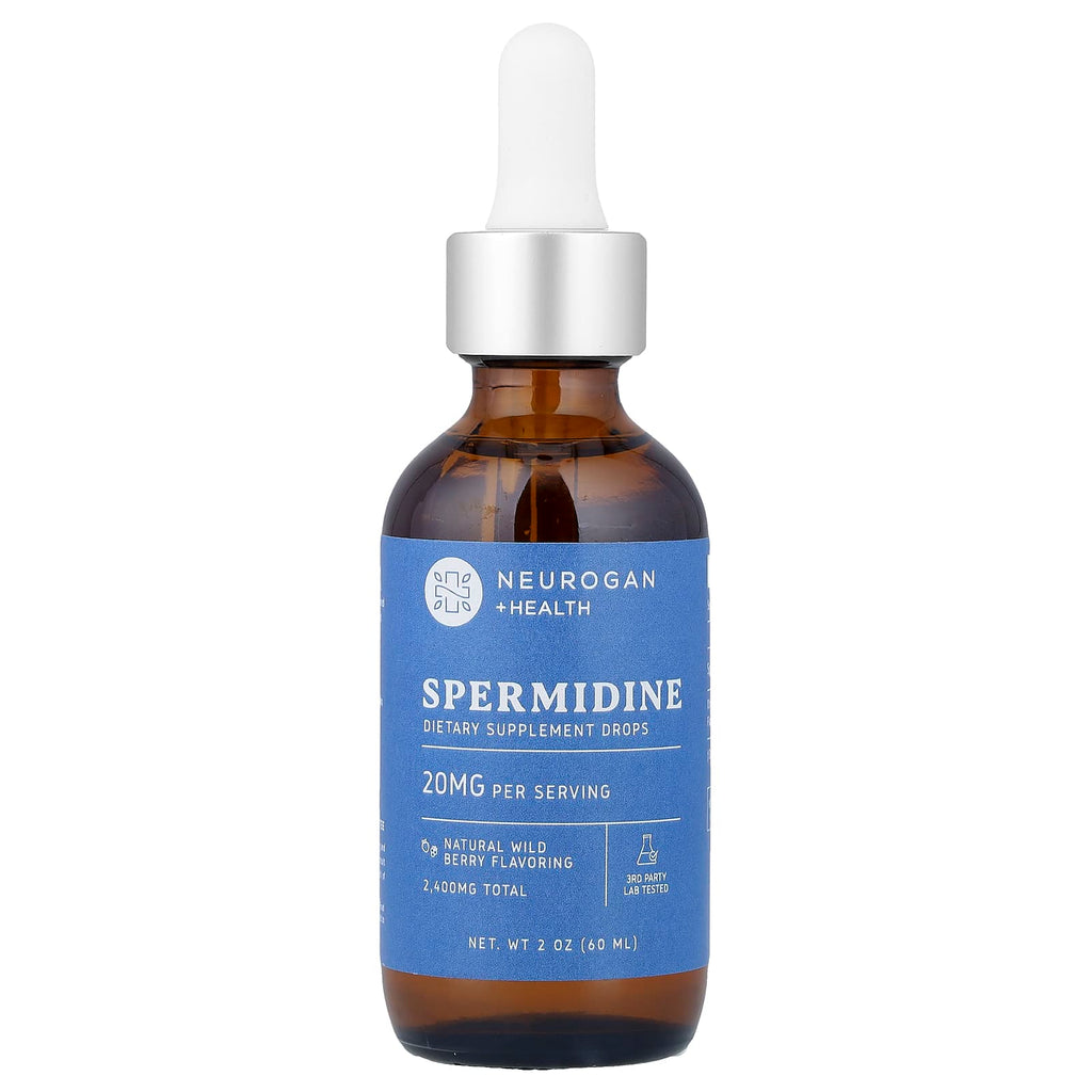 Neurogan Health, Spermidine Drops, Wild Berry, 20 mg, 2 oz (60 ml)