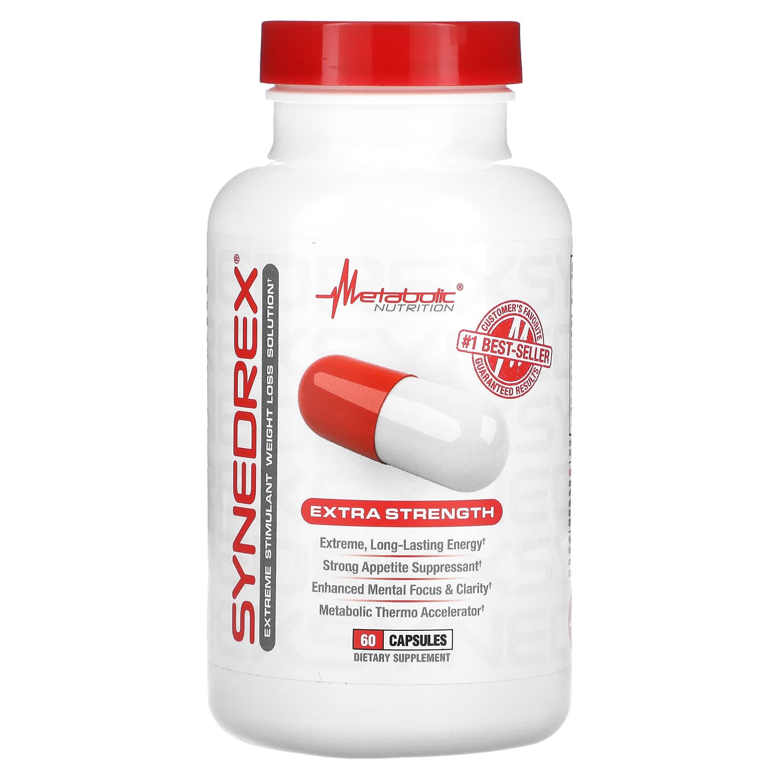 Metabolic Nutrition, Synedrex, Extreme Stimulant Weight Loss Solution, 60 Capsules