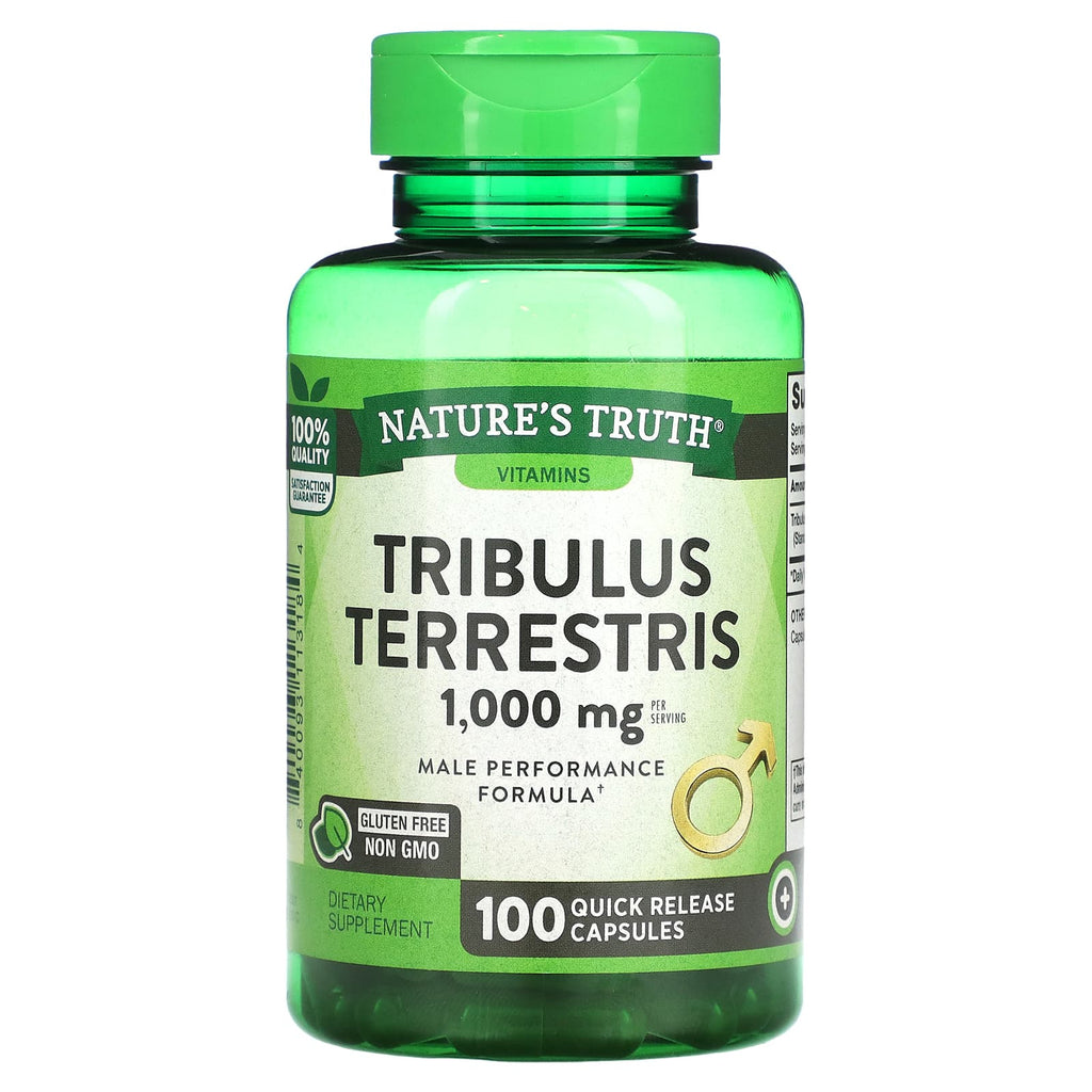 Nature's Truth, Tribulus Terrestris, 100 Quick Release Capsules (500 mg per Capsule)