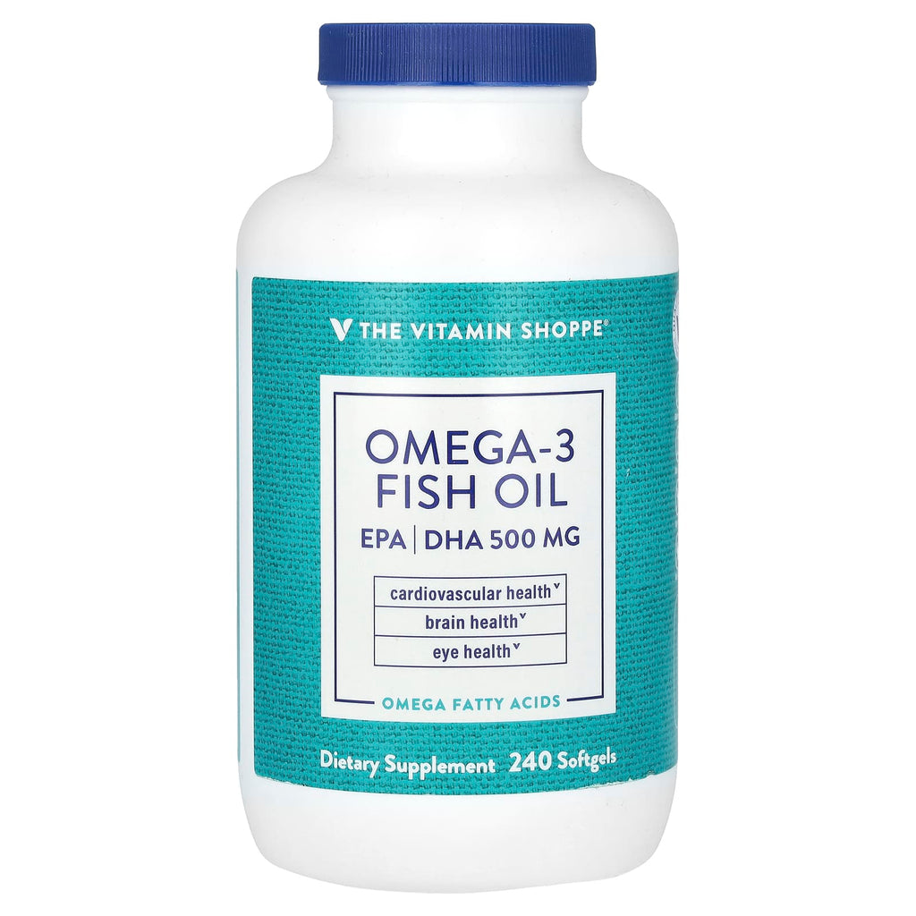 The Vitamin Shoppe, Omega-3 Fish Oil, 240 Softgels