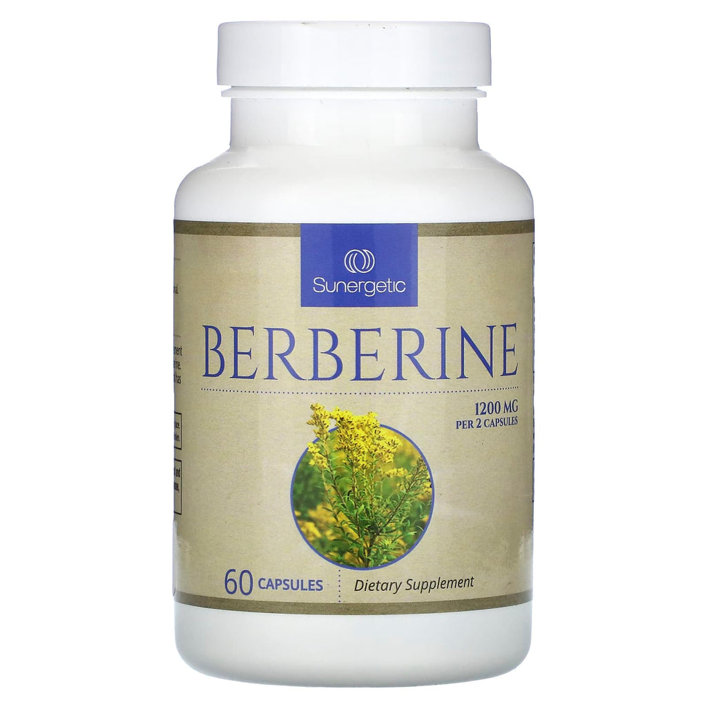 Sunergetic, Berberine, 60 Capsules (600 mg per Capsule)