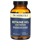 Dr. Mercola, Betaine HCL and Pepsin, 650 mg, 90 Capsules
