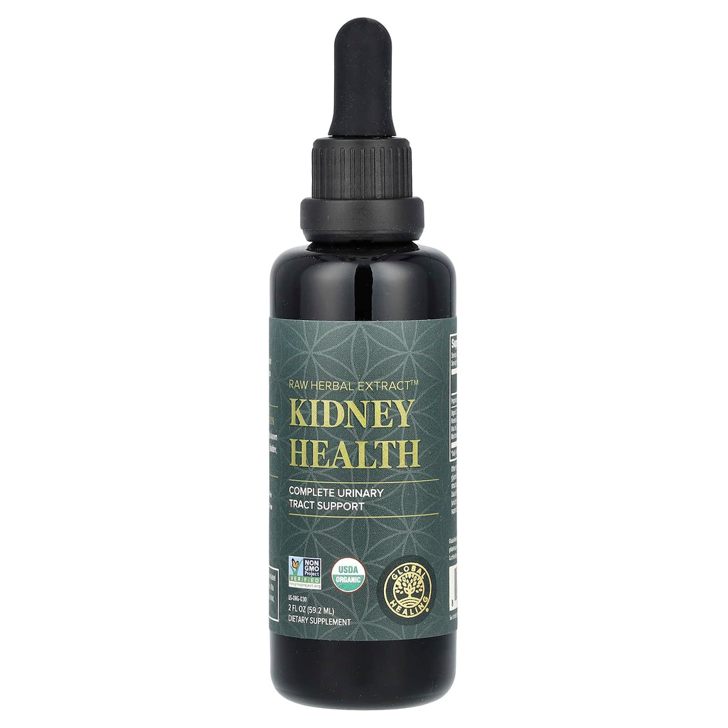 Global Healing, Raw Herbal Extract, Kidney Health, 2 fl oz (59.2 ml)