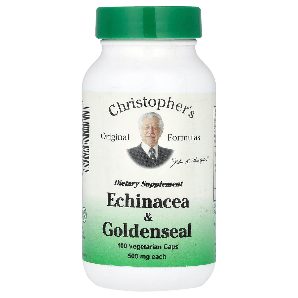 Christopher's Original Formulas, Echinacea & Goldenseal, 100 Vegetarian Caps