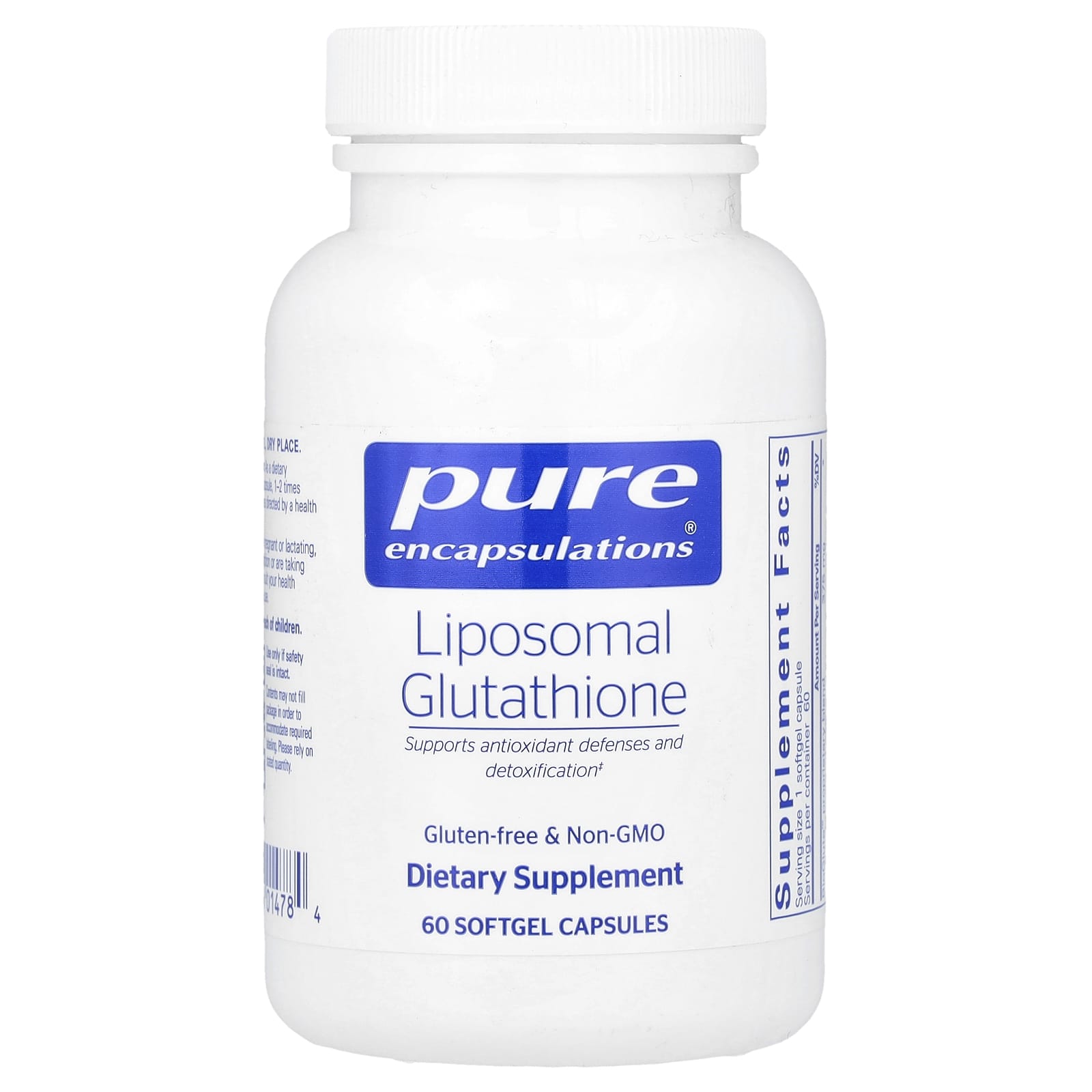 Pure Encapsulations, Liposomal Glutathione, 60 Softgel Capsules (375 mg per Softgel)