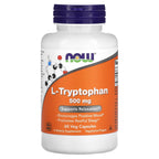 NOW Foods, L-Tryptophan, 500 mg, 60 Veg Capsules