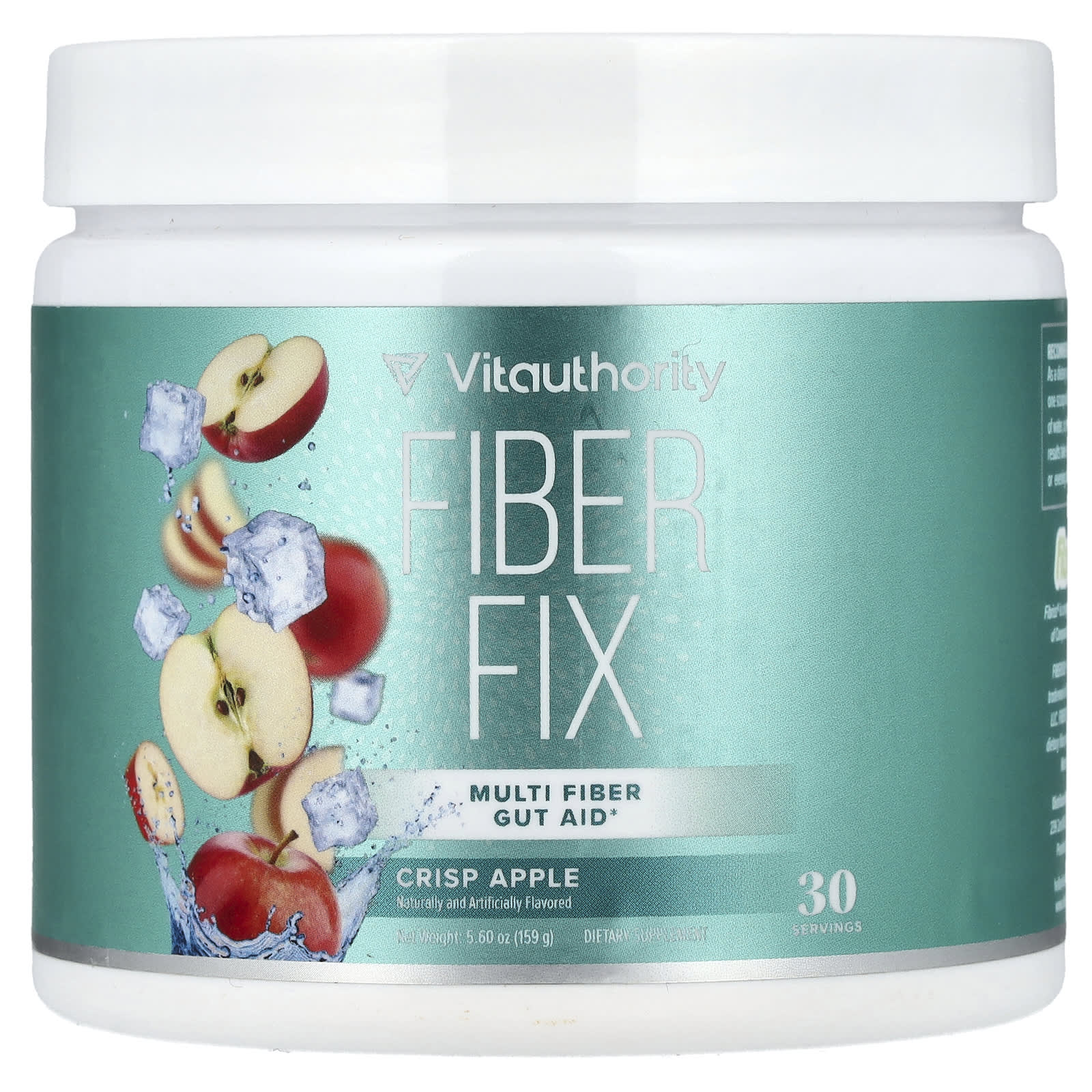 Vitauthority, Fiber Fix, Multi Fiber Gut Aid, Crisp Apple, 5.6 oz (159 g)