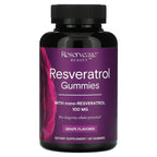 Reserveage Beauty, Resveratrol Gummies, Grape Flavored, 60 Gummies (50 mg per Gummy)