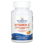Nordic Naturals, Vitamin C Gummies, Tangerine, 60 Gummies (250 mg per Gummy)