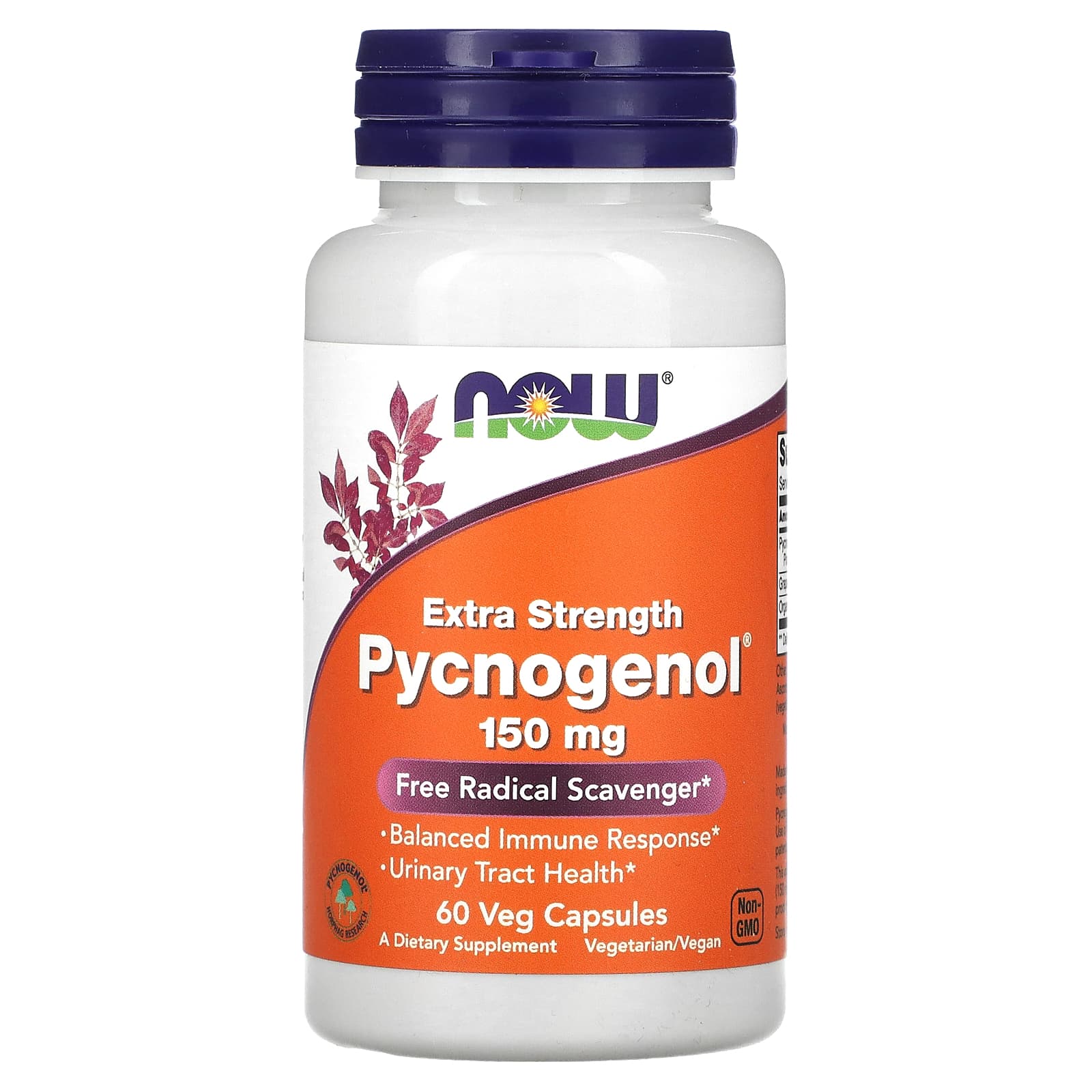 NOW Foods, Pycnogenol®, 150 mg, 60 Veg Capsules