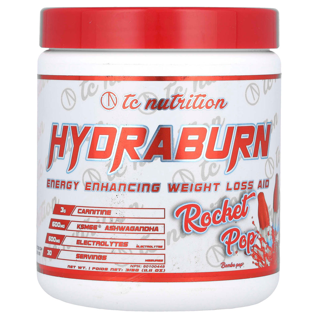 TC Nutrition, Hydraburn, Energy Enhancing Weight Loss Aid, Rocket Pop, 11.11 oz (315 g)