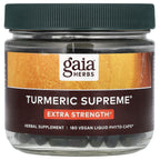 Gaia Herbs, Turmeric Supreme, 180 Vegan Liquid Phyto-Caps