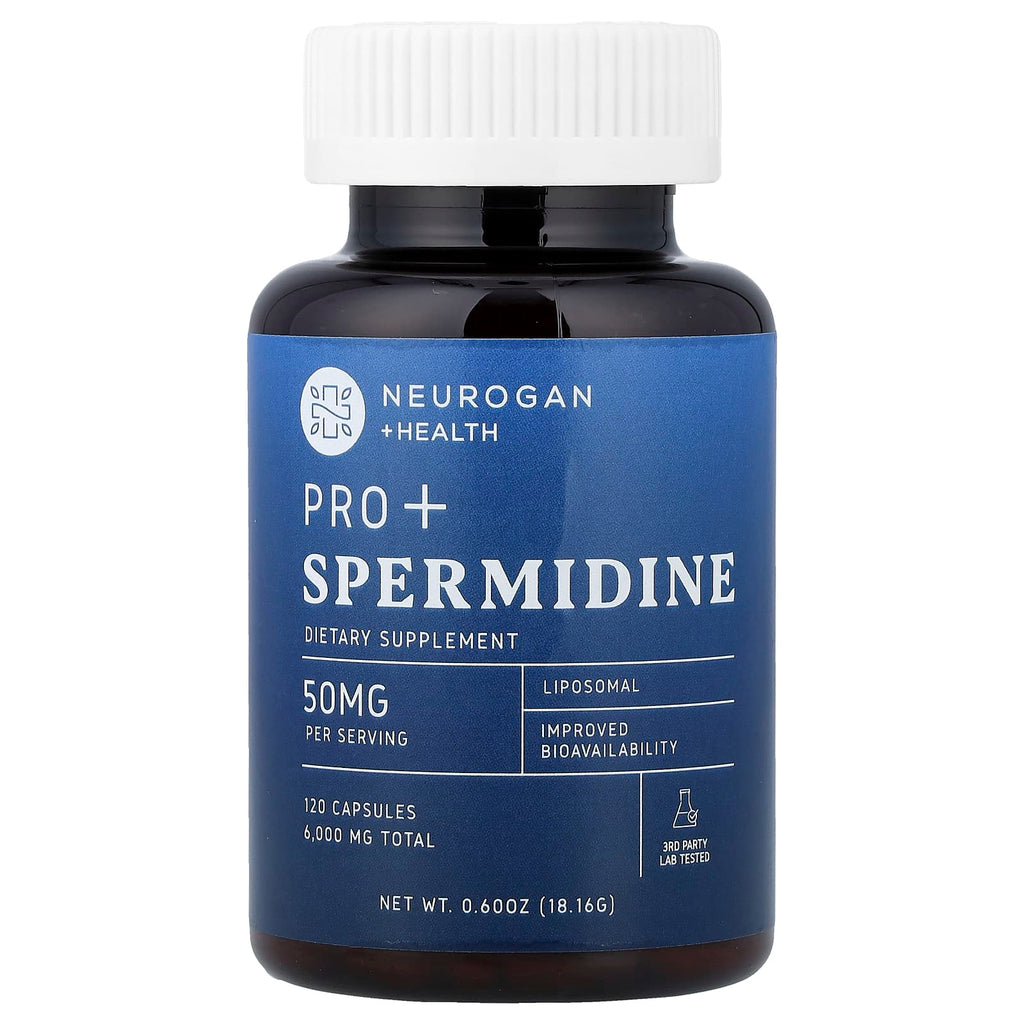 Neurogan Health, Pro+ Spermidine, 120 Capsules, 0.6 oz (18.16 g)