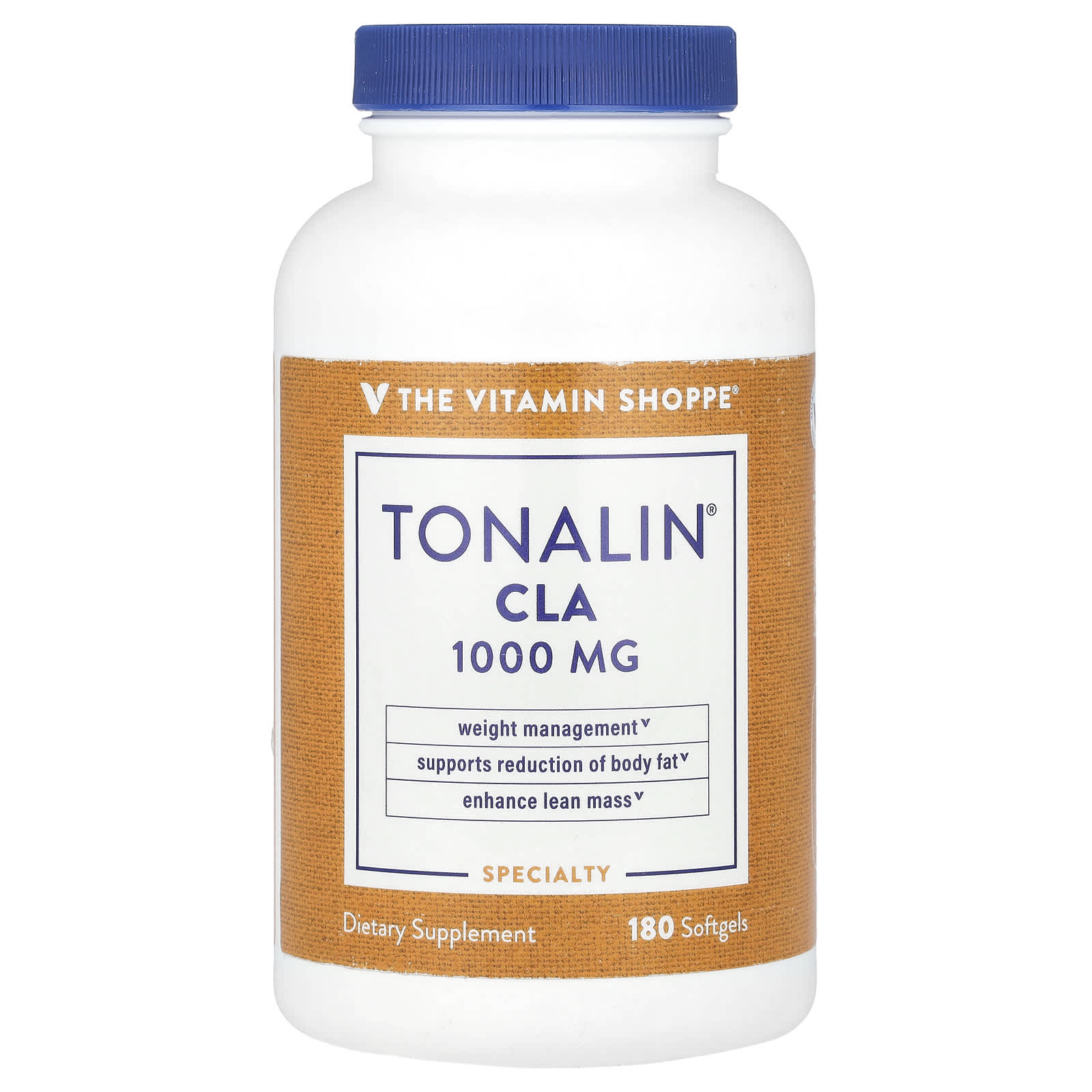 The Vitamin Shoppe, Tonalin® CLA, 1,000 mg, 180 Softgels