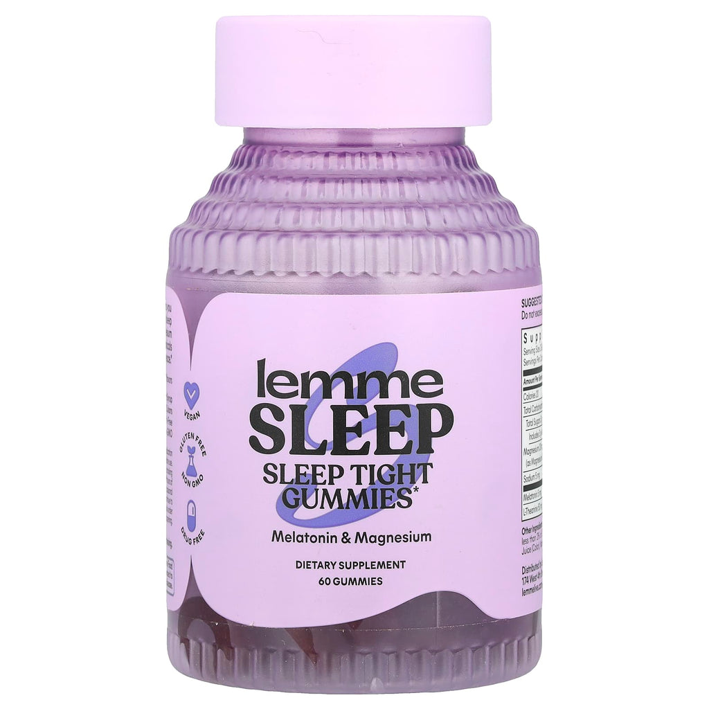Lemme, Sleep Tight Gummies, Berry, 60 Gummies