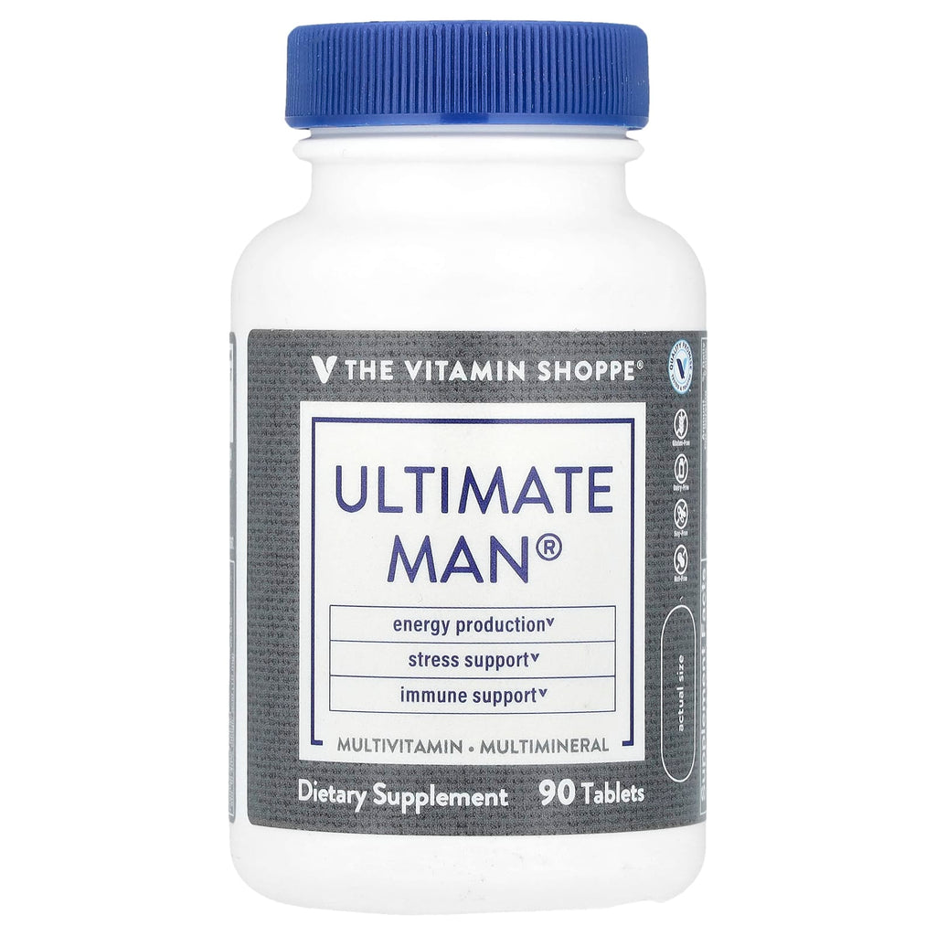 The Vitamin Shoppe, Ultimate Man®, Multivitamin & Multimineral, 90 Tablets