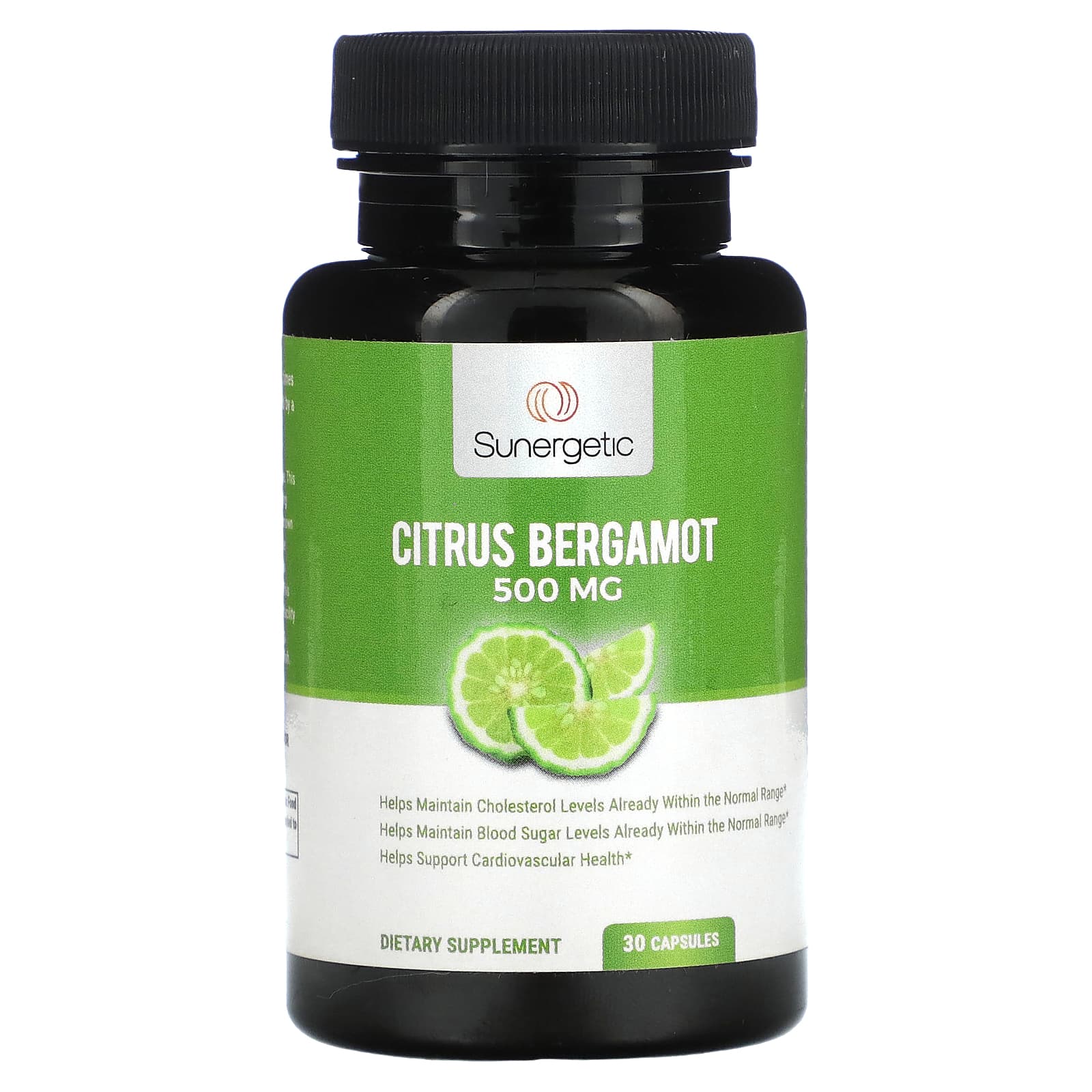 Sunergetic, Citrus Bergamot, 500 mg , 30 Capsules