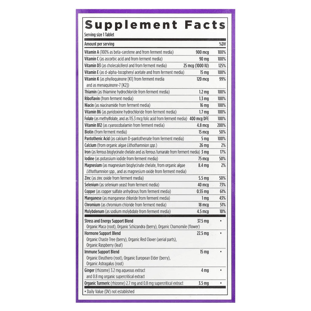 New Chapter, One Daily Every Woman's™ Multivitamin, 48 Vegetarian Tablets