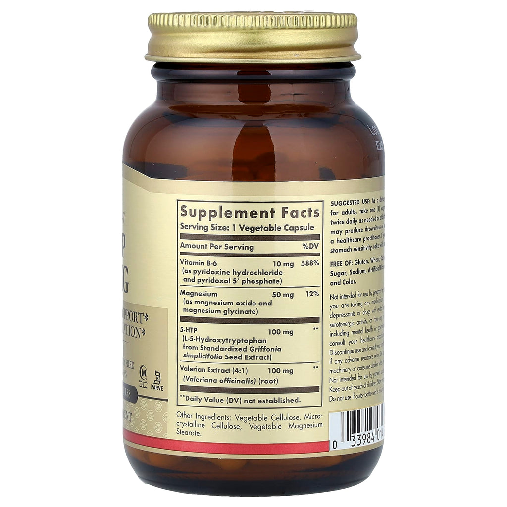 Solgar, 5-HTP, 90 Vegetable Capsules