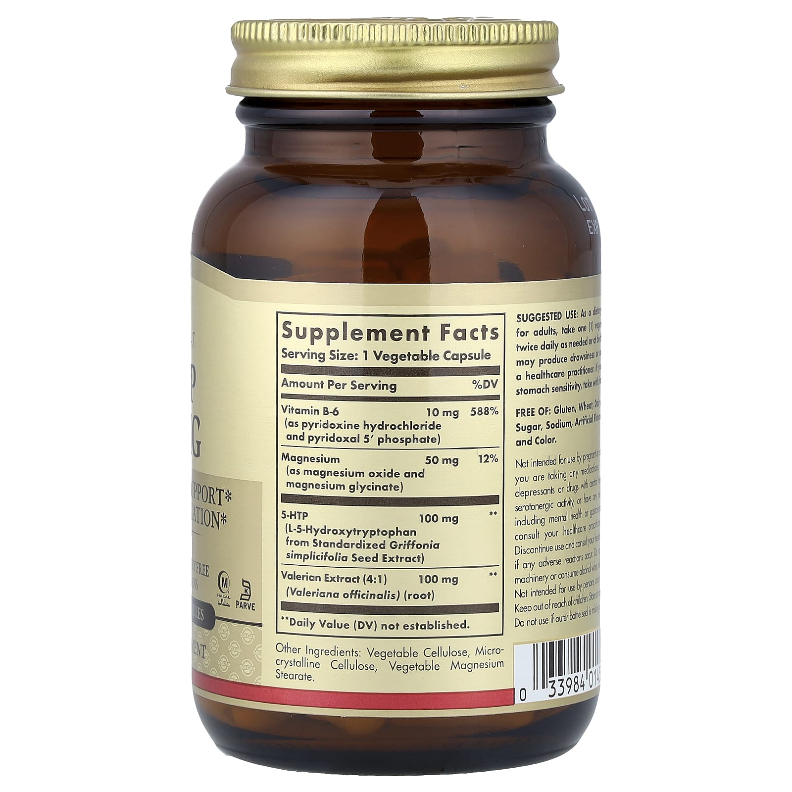 Solgar, 5-HTP, 90 Vegetable Capsules
