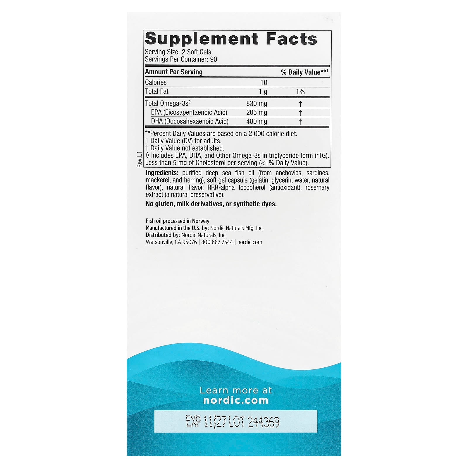Nordic Naturals, DHA, Strawberry, 180 Soft Gels