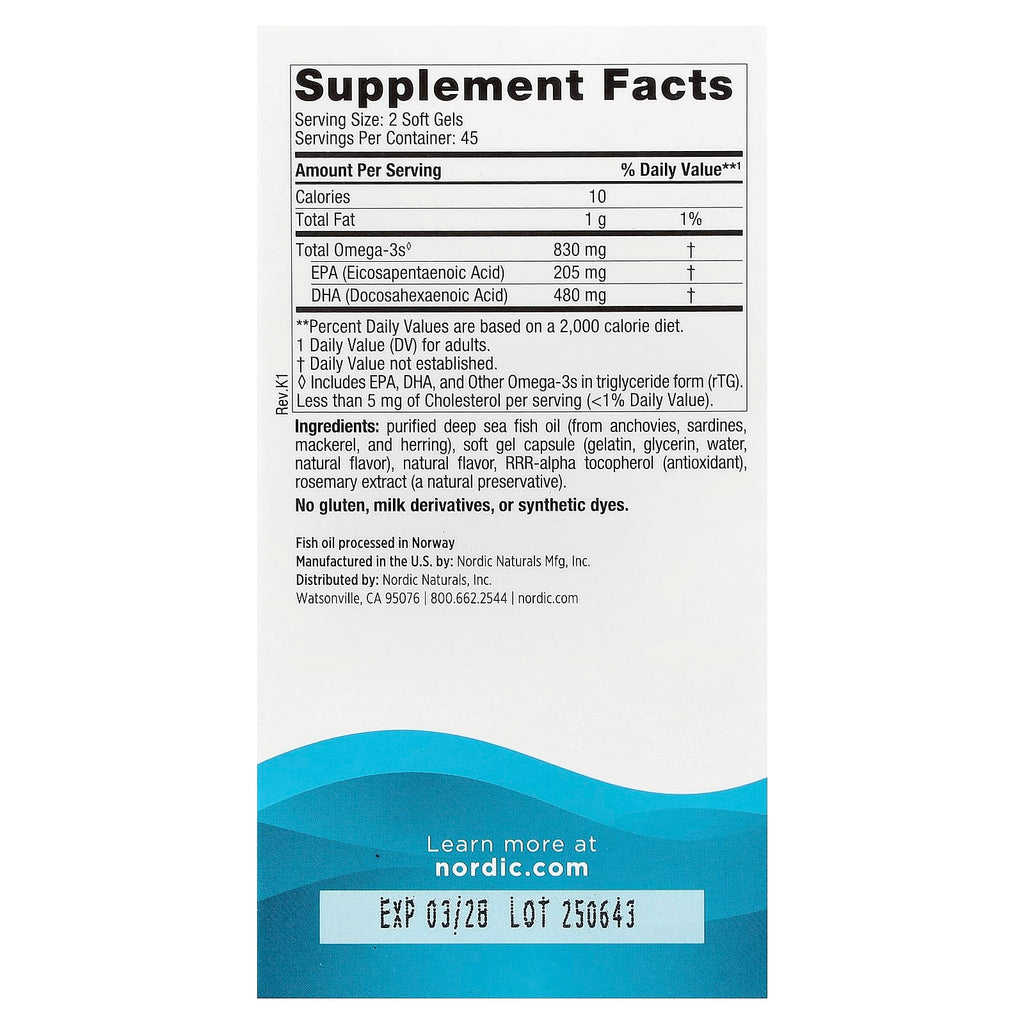 Nordic Naturals, DHA, Strawberry, 90 Soft Gels