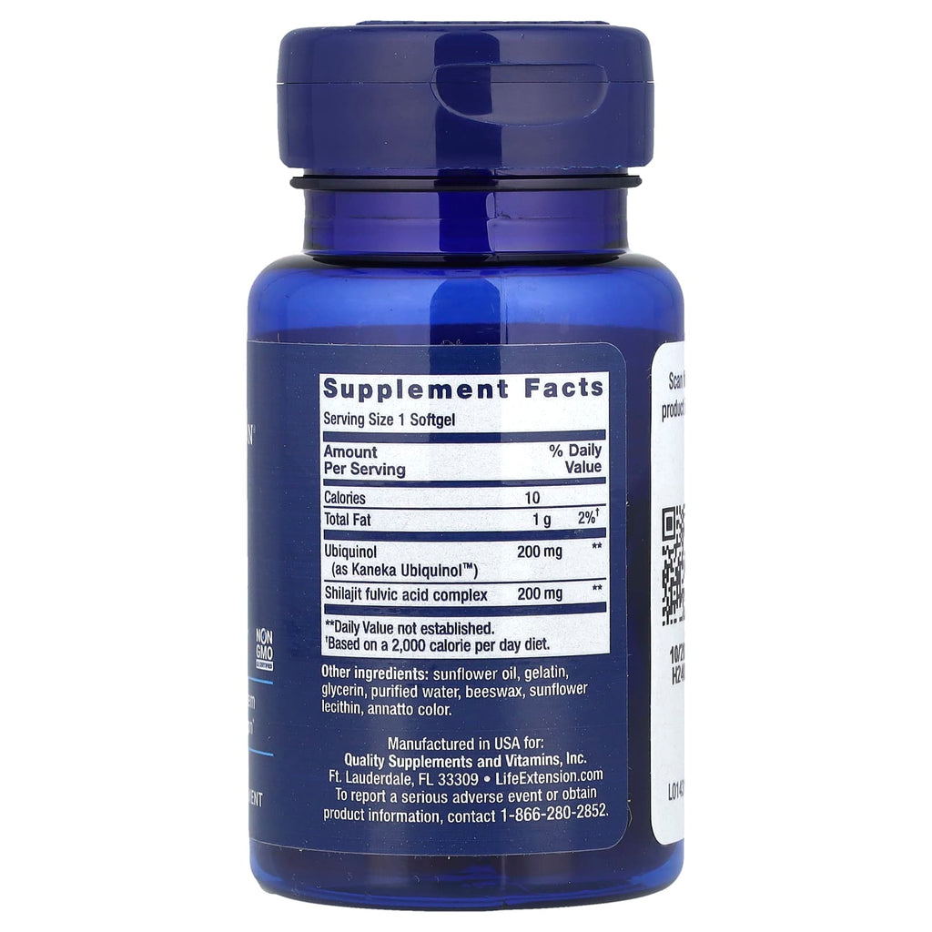 Life Extension, Super Ubiquinol CoQ10 with Enhanced Mitochondrial Support, 200 mg, 30 Softgels