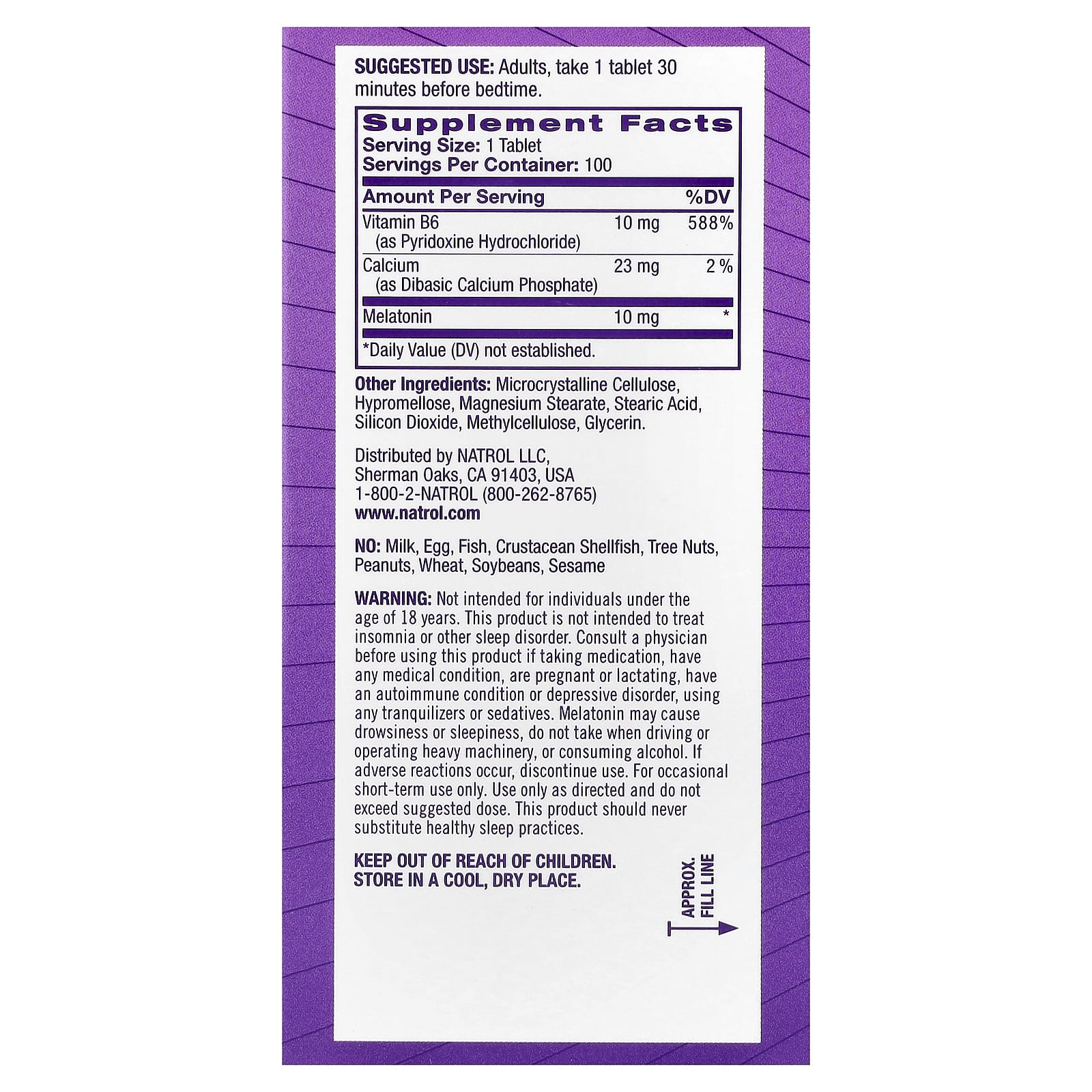 Natrol, Melatonin, Advanced, 100 Tablets