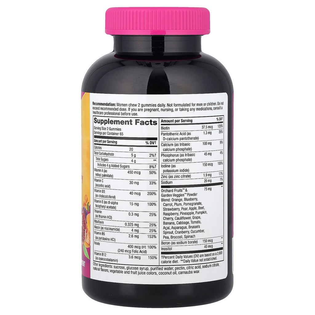 Nature's Way, Alive!® Women's Gummy Multivitamin, Mixed Berry, 130 Gummies