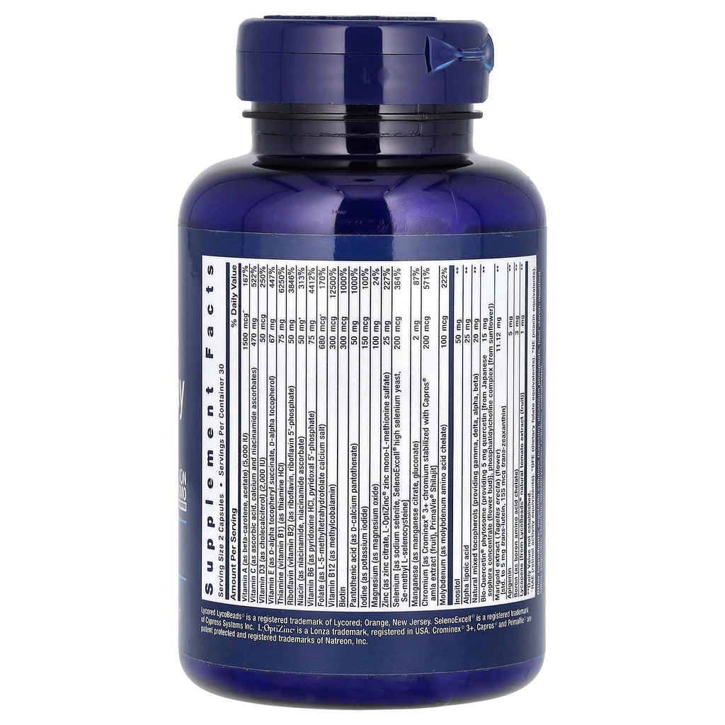 Life Extension, Two-Per-Day Multivitamin, 60 Capsules