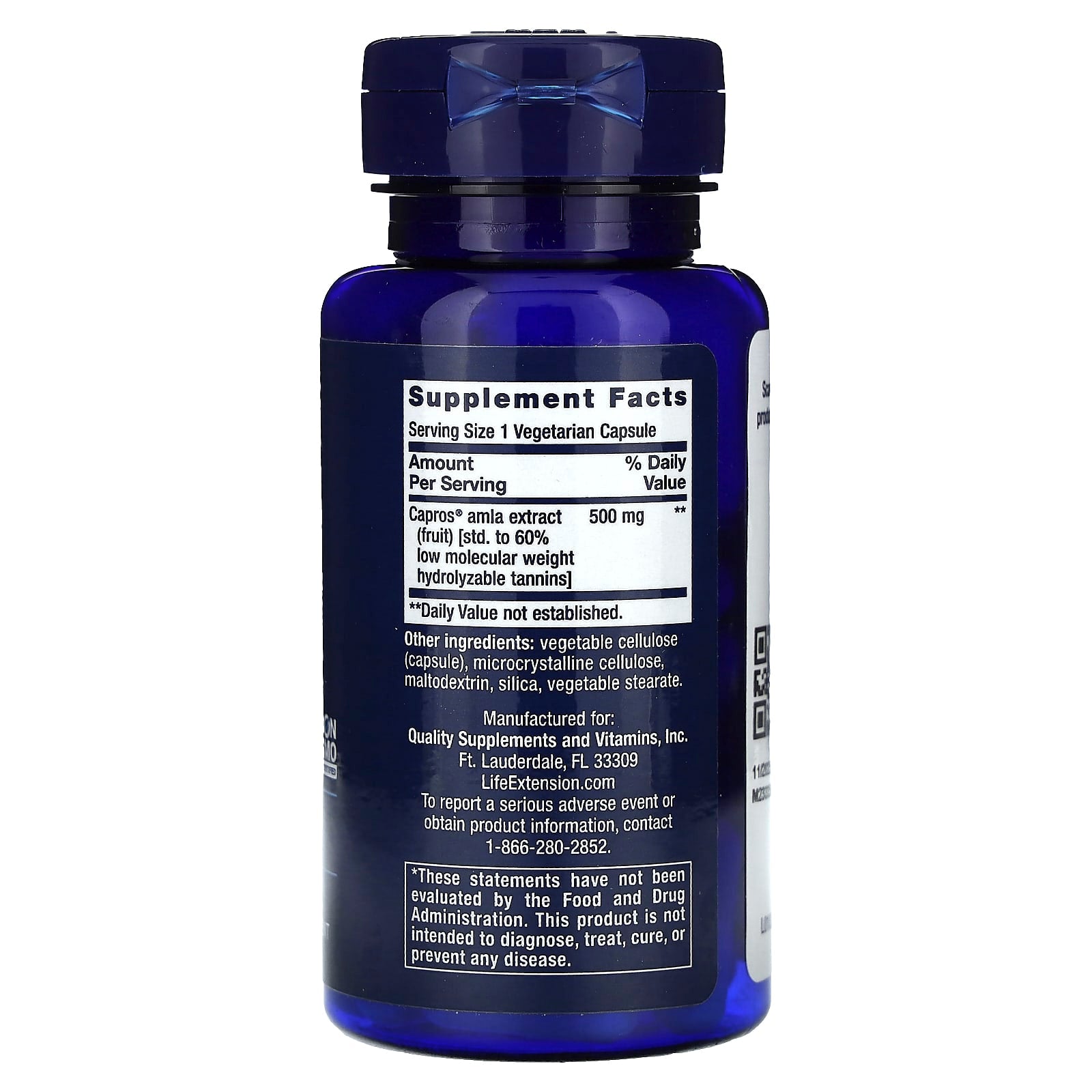 Life Extension, Advanced Lipid Control, 60 Vegetarian Capsules (500 mg per Capsule)