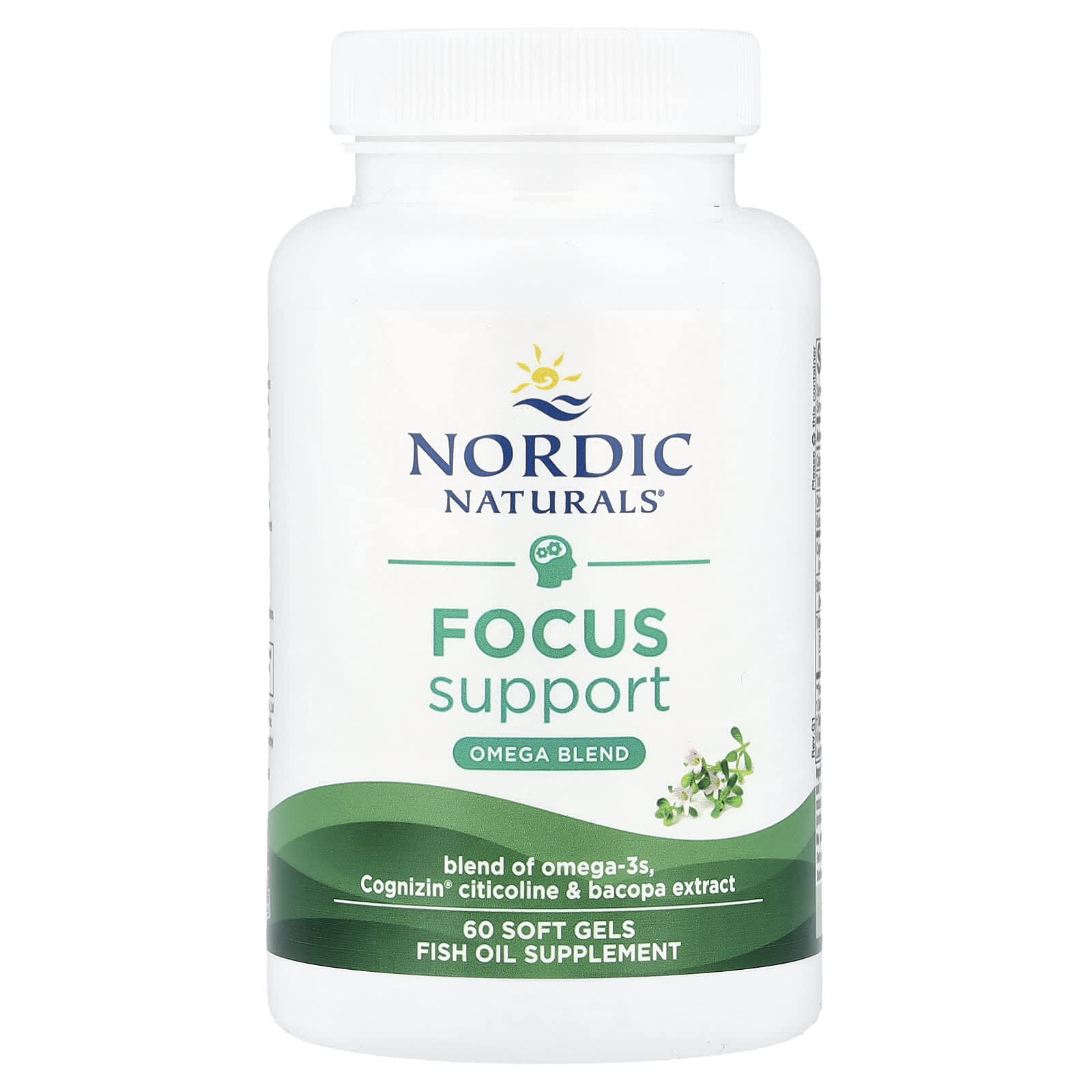 Nordic Naturals, Focus Support, Omega Blend, 60 Soft Gels
