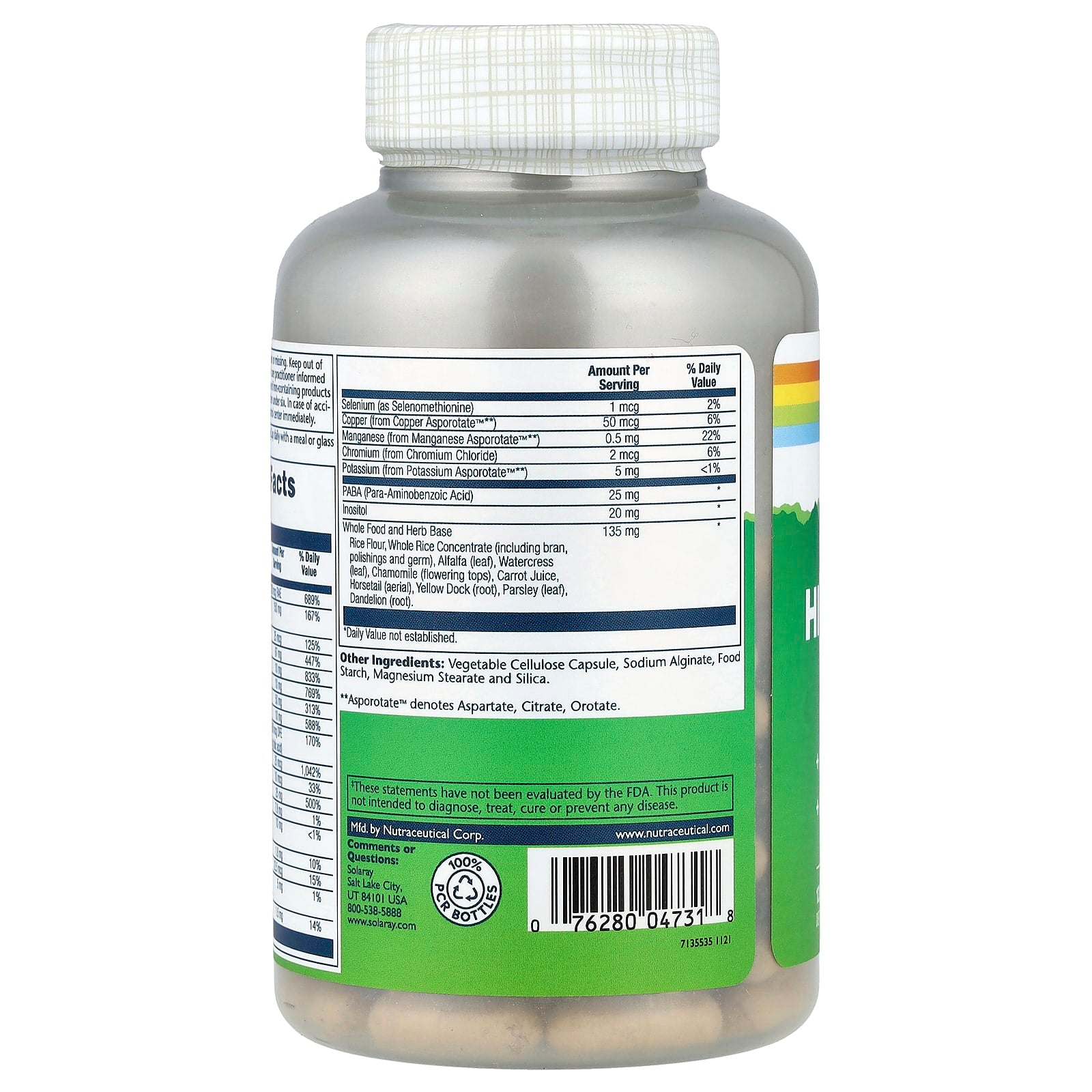 Solaray, Once Daily High Energy Multivitamin, 120 VegCaps