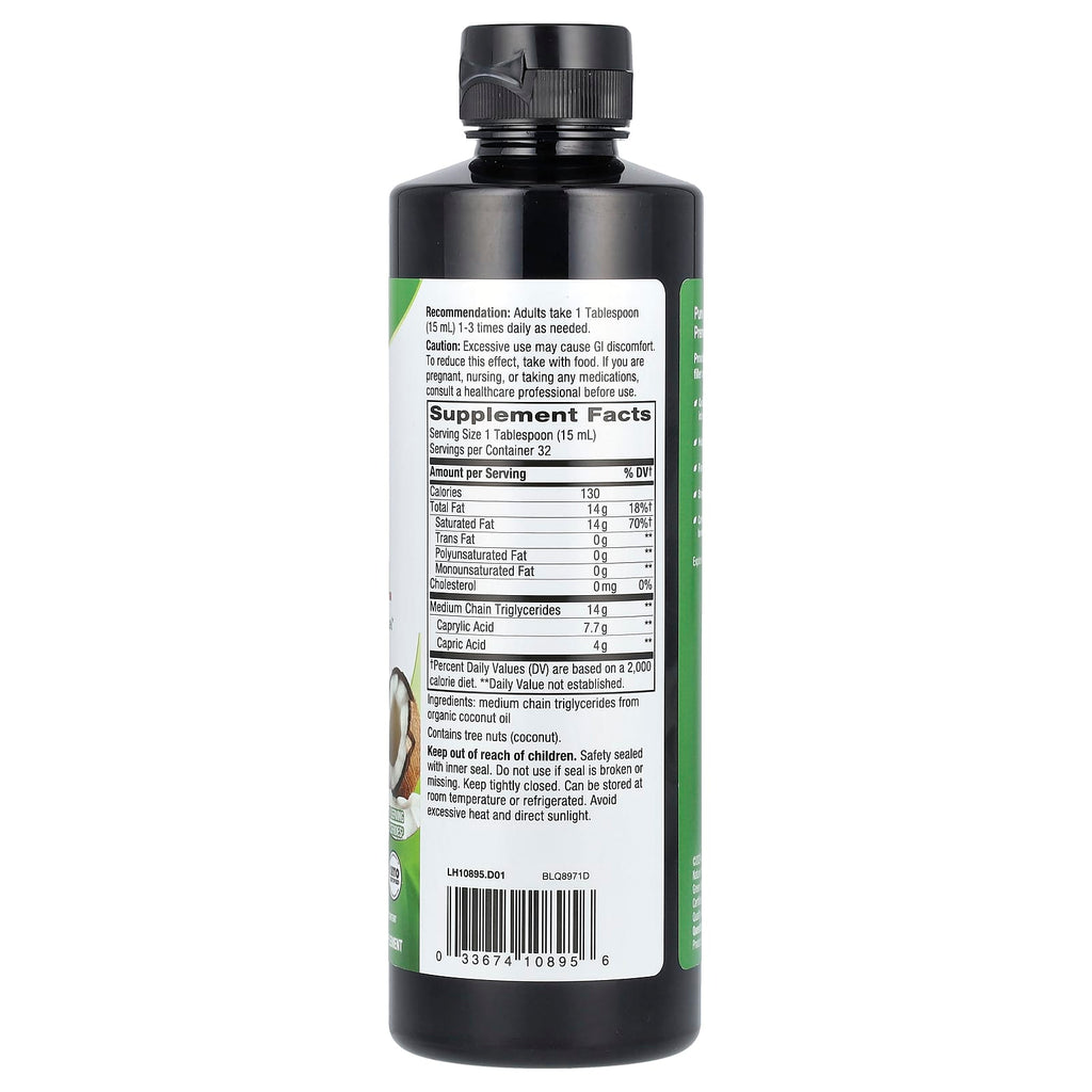 Nature's Way, Organic MCT Oil, 16 fl oz (480 ml)