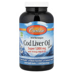 Carlson, Wild Norwegian, Cod Liver Oil Gems, 250 Soft Gels