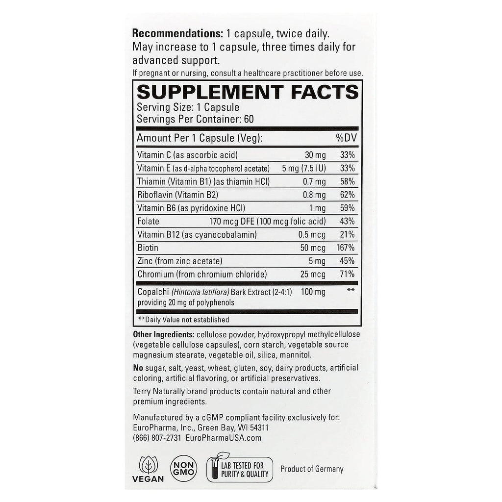 Terry Naturally, Sucontral® D, 60 Capsules