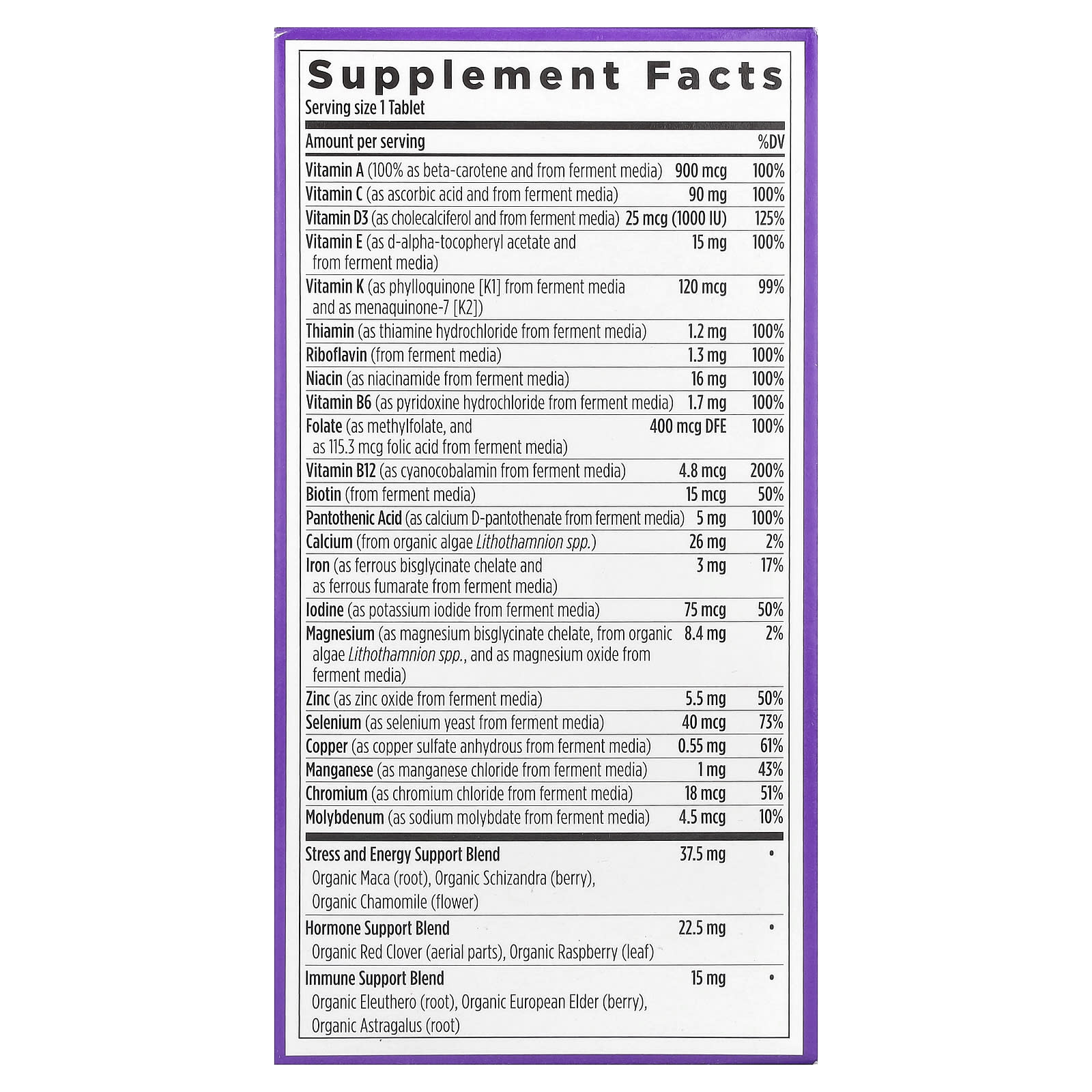 New Chapter, One Daily Every Woman's™ Multivitamin, 96 Vegetarian Tablets