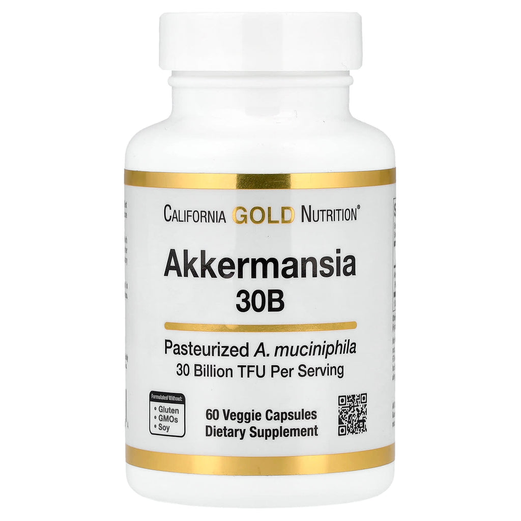 California Gold Nutrition, Akkermansia 30B, 60 Veggie Capsules