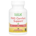Super Nutrition, PMS Comfort Support with Calcium, Vitex, Magnesium, and BioResponse DIM Complex, 56 Veggie Capsules