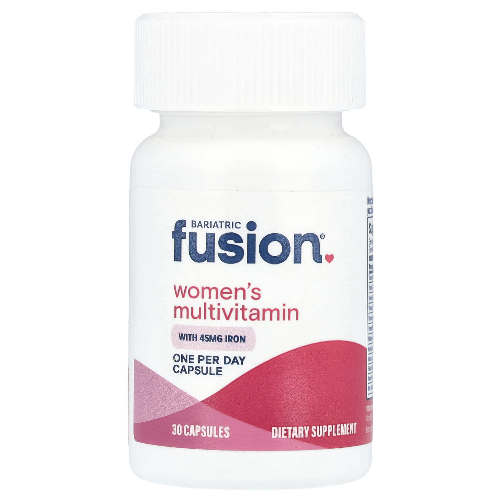 Bariatric Fusion, Women's Multivitamin With Iron, 30 Capsules
