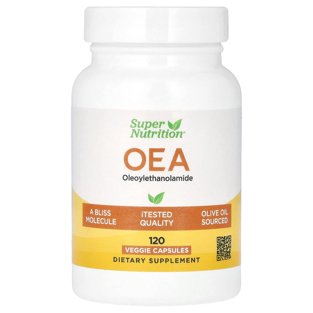Super Nutrition, OEA Oleoylethanolamide, 125 mg, 120 Veggie Capsules