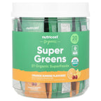 Nutricost, Organic Super Greens, Orange Sunrise, 20 Stick Packs, 0.4 oz (11 g) Each