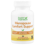 Super Nutrition, Menopause Comfort Support with Folate, Red Clover Extract, Vitamin B12, and Soy Germ Extract, 56 Veggie Capsules