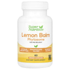 Super Nutrition, Lemon Balm Phytosome with Sunflower Lecithin, 200 mg, 60 Veggie Capsules